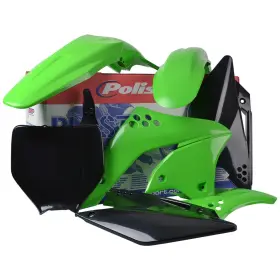 90113 KAWASAKI Polisport Fenders Shrouds Plates Kit KX250F