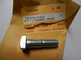 92001-1307 KAWASAKI Nos Square Head Bolt EX250 KZ550