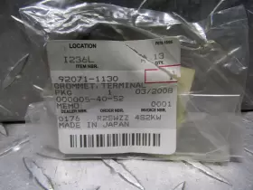 92071-1130 KAWASAKI Terminal Grommet #2