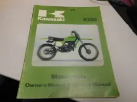 99920-1038-01 KAWASAKI Owners Manual Service KX80