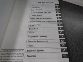 99924-1080-55 KAWASAKI Supplement Service Manual KL500 KL650 #3