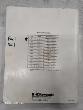 99924-1168-04 KAWASAKI Service Manual KX125 KX250 #2