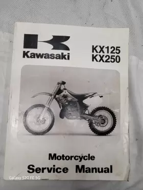 99924-1168-04 KAWASAKI Service Manual KX125 KX250