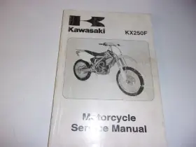 99924-1324-01 KAWASAKI Service Manual KX250F Mx