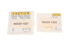 99996-1345 KAWASAKI Caution Label Decal Nos Kit
