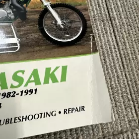 M447-3 KAWASAKI Clymer Service Repair Manual KX125 KX250 #2