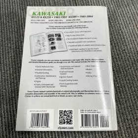 M447-3 KAWASAKI Clymer Service Repair Manual KX125 KX250 #3