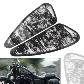 223000490378 KKKEEPARTS Decals Fuel Gas Tank Stickers Skull