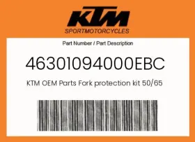 46301094000EBC KTM Fork Decal Kit Sx