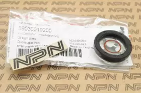 59030019200 KTM Clutch Cover Oil Fill Level Sight Glass Nos #2