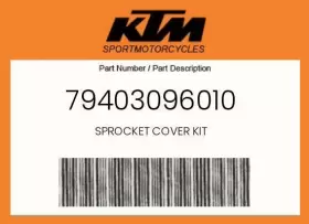 79403096010 KTM Sprocket Cover Kit
