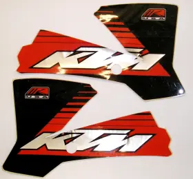 97-02-6501 KTM Graphics Left Right Shrouds