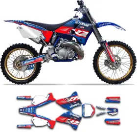 FBA-KFUS-YMYZ9601012-KO KUNGFU GRAPHICS Decal Kit YZ125 YZ250