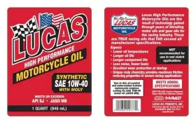 10777 LUCAS OIL High Performance Synthetic Moly #2