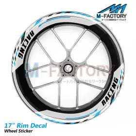 RMDWSCJ05WXX17US005 M-FACTORY Rim Sticker Strip Tapes Decal
