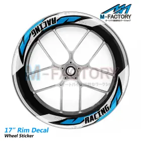 RMDWSCJ08WXX17US008 M-FACTORY Rim Sticker Strip Tapes Decal