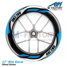 RMDWSCJ09WXX17US009 M-FACTORY Rim Sticker Strip Tapes Decal