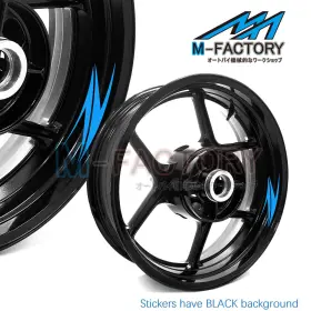 RMDWSGP01XX17ZBAQ4011F002 M-FACTORY Wheel Decal Rim Sticker