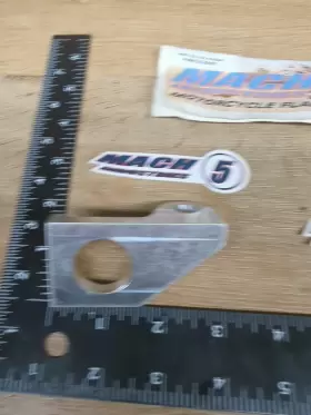FMKX2003 MACH INDUSTRIES Axle Flag Mount Adaptor Dunes KX125 #2