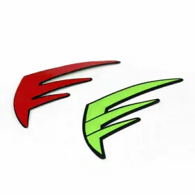 SET-B5-GREEN-KAWASAKI MADHORNETS Rubber Tank Pad Protector Gn #2