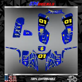 LTZ400 MARKENLOS Wrap Graphics Stickers Decals Atv Kit KFX400