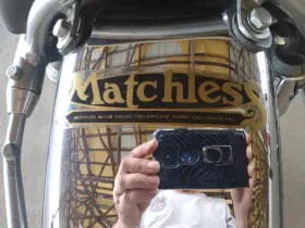 44-00024 MATCHLESS Colliers Rear Mudguard Tank Sticker