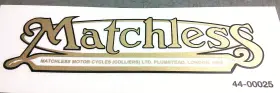 44-00025 MATCHLESS Motor Fender Tank Decal Sticker Edge