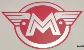 44-00026 MATCHLESS Winged Tank Sticker