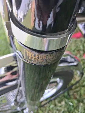 44-00185 MATCHLESS AJS Teledraulic Spring Fork Trade Sticker