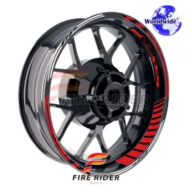 BMH02RD17WSSBRDPN26001SU MC MOTOPARTS Wheel Rim Sticker Kit