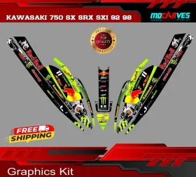 JK-OO21 MOCARVES Graphics Sxi Jet Ski Set Decals Stickers Kit