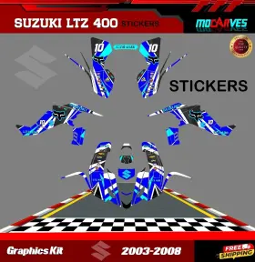 S00704 MOCARVES Phic Decal Stickers Atv Kit Ltz 400 Suzuki