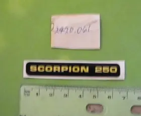 2420.061 MONTESA Scorpion Nos Decal 250