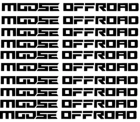 4320-2632 MOOSE RACING Offroad Corporate Horizontal Decals