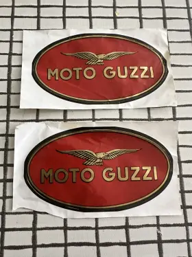 44-00071 MOTO GUZZI Left Right Gas Tank Sticker Eagle