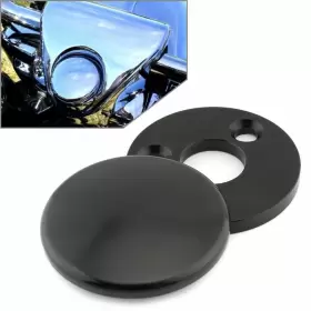 612051374926 MOTO HIJ Fork Lock Cover Alloy Harley Road King