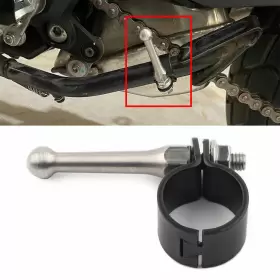 550718299758 MOTORSHOP 77US Kickstand Stand Extension Harley #2