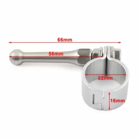 550718299758 MOTORSHOP 77US Kickstand Stand Extension Harley #3