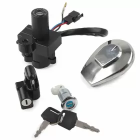 422124341737 MOTORSHOP168 Ignition Switch Fuel Cap Cover Lock #3