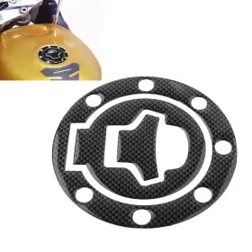 523456364378 MOTORSHOP168 Carbon Fiber Tank Fuel Gas Cap Pad