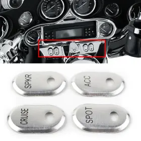 550729112114 MOTORSHOP168 Panel Switch Cover Touring Harley