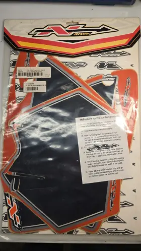 N02-202P N-STYLE Printed Plate Backgrounds Sx Ktm
