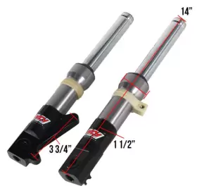 1000-1363 NCY Slammed Front Forks Disc Ruckus Dio Scooter #2