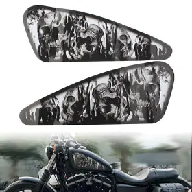 420017542667 NOMURA Decals Fuel Gas Tank Stickers Skull XL883