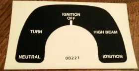 06-5722 NORTON Commando Mkiii Switch Indicator Light Panel #2
