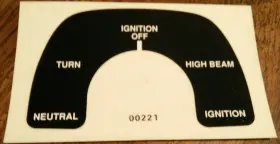 06-5722 NORTON Commando Mkiii Switch Indicator Light Panel #3