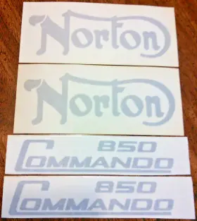 065095 NORTON Commando Die Gas Tank Panel Transfer Set 850
