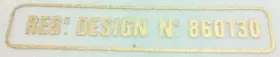 18940 NORTON Slimline Featherbed Frame Sticker Atlas Triton