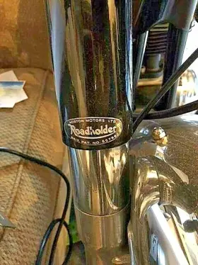 25117 NORTON Roadholder Fork Cover Sticker Atlas 650