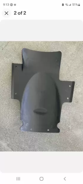 6311214311 NOS Rear Fender Mud Protector Rm 250 500 Suzuki
